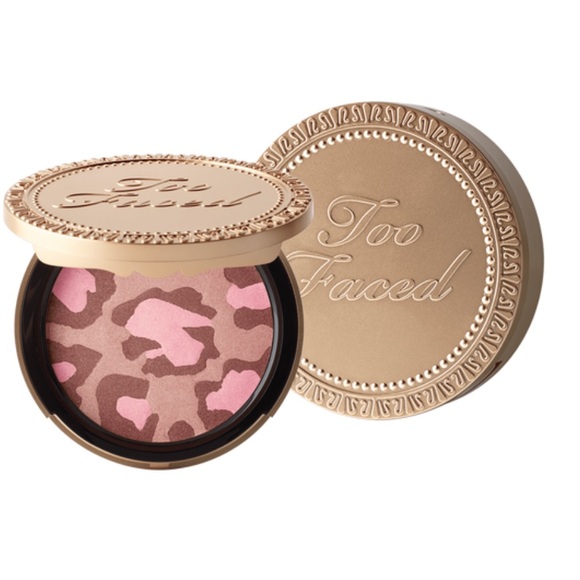 💞Too Faced Pink Leopard Blushing Bronzer - Picture 4 of 8